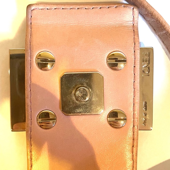 SOLD THRU WEBSITE Fendi Pink Mini Croissant - Picture 7 of 8